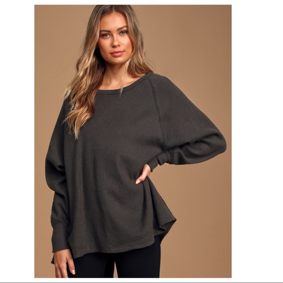 FREE PEOPLE BOHO TUNIC OVERSIZED PULLOVER TOP A2C - Picture 2 of 16